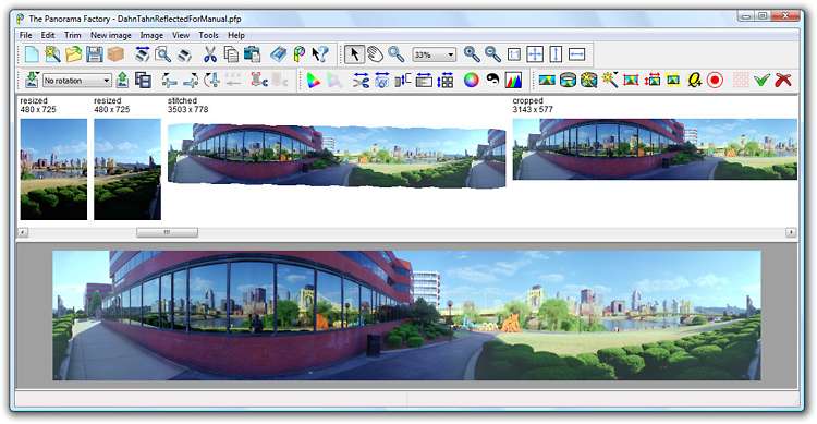 Click to view The Panorama Factory x64 Edition 5.0 screenshot